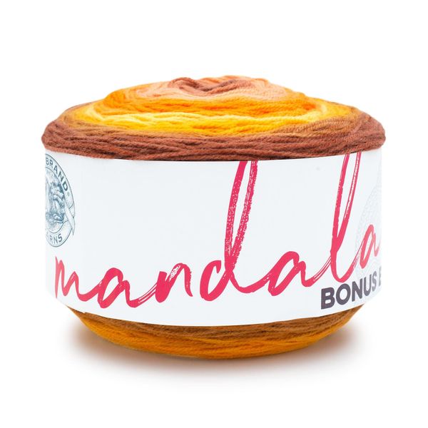 Lion Brand Yarn Mandala Bonus Bundle Yarn, Elektro