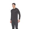 Terramar Men's Thermasilk Filament Crew (Black, Medium)