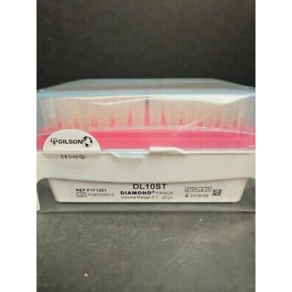 Gilson DL10ST Pipette Tips 20 ul 10 Racks with 96 Tips Each