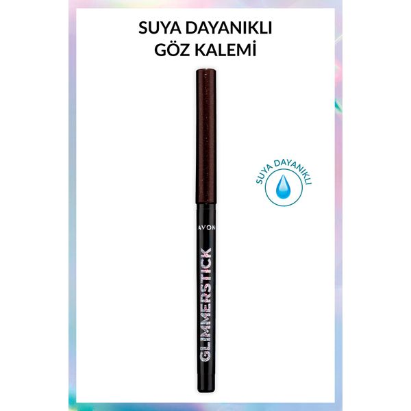 Glimmersticks Pırıltılı Asansörlü Suya Dayanıklı Göz Kalemi Brown Sugar