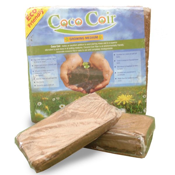 8X Coconut Coir growing medium and soil amendment 250g (approx 8oz)