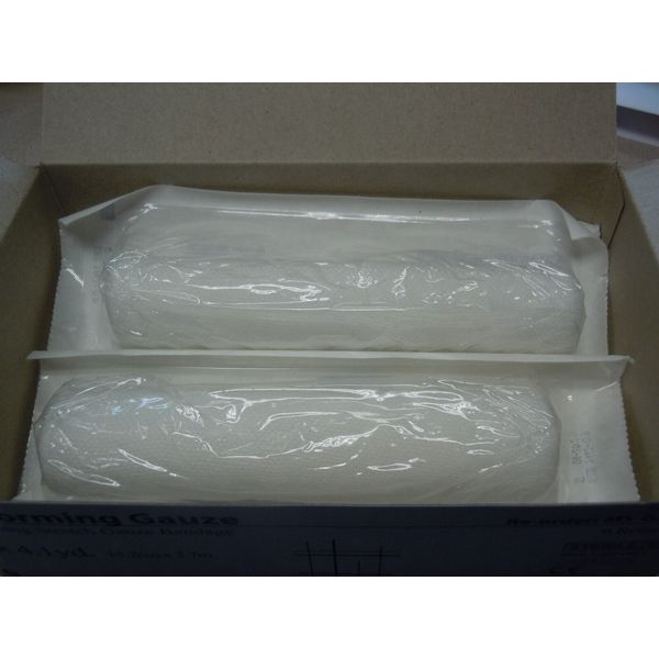 Sterile Conforming Gauze Sterile, White Polyester Yarns 6" x4.1yd 2 boxes of 6