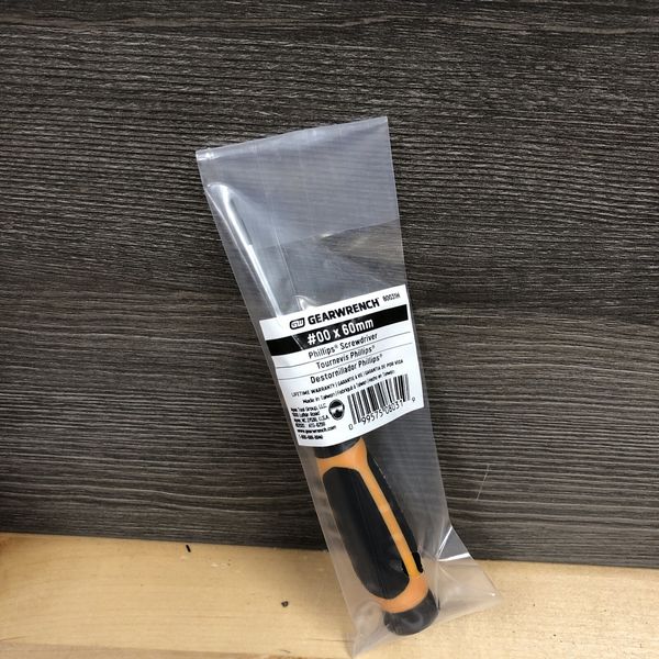 Gearwrench #00 X 60Mm Mini Phillips Dual Material Screwdriver New