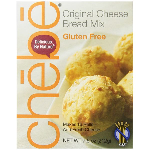 Chebe Bread Original Cheese Bread Mix, Gluten Free, 7.5-Ounce Bags (Pack of 8)