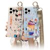Snoopy iPhone 11 Pro Max Case, Neck/Shoulder/Crossbody Case, Smartphone Case, Wrist Strap Design, Horizontal Function, Compatible with All Models, iPhone11Pro Max, Case, Thin, Soft TPU Bumper, iPhone