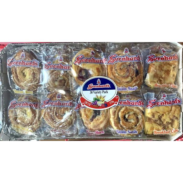Svenhard's Swedish Bakery Variety Pack 30 ct 60 oz