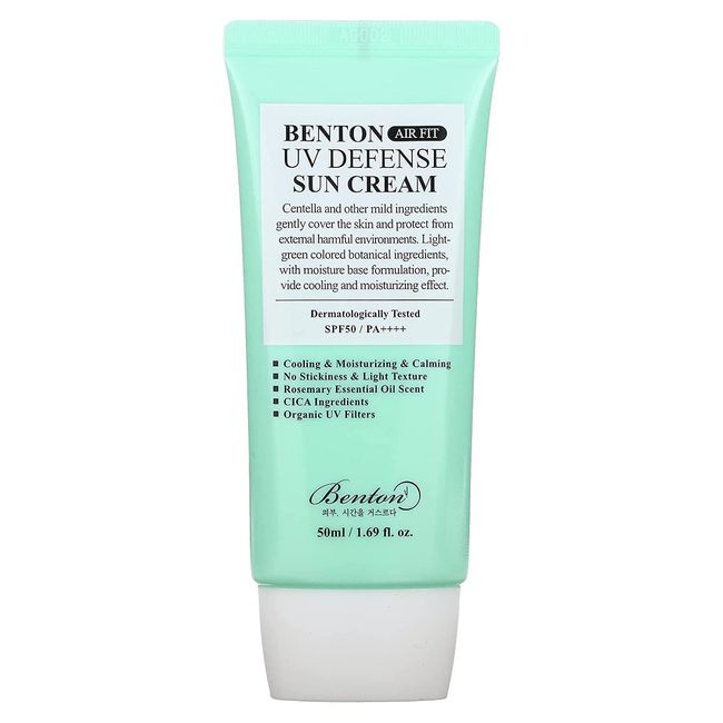 Benton Air Fit UV Defense Sun Cream SPF50+/PA++++ 50ml - Ultra Hafif Dokulu Centella Güneş Kremi