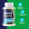 Nerve Forte- Nerve Support- 4 Bottles- 240 Capsules