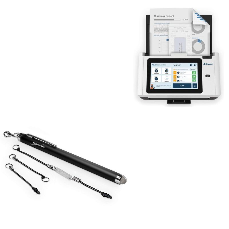 BoxWave Stylus Pen Compatible with Raven Pro Document Scanner (8 in ...