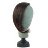 LESUN Hair Extensions, Bangs Wig, Center Part Side, Clip, Fully Hand Planted, Human Hair, Natural, Medical Use, Small Face Effect, One-Touch Extensions, Easy Installation, Fluffy, Heat Resistant Fiber Whorl, With Sides, Natural Black, Dark Brown, Light Br