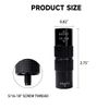 Billiard Pool Cue Tip Scuffer/Shaper/Aerator Tool with 5/16x18 Joint Protectors