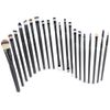 EmaxDesign 21 Piece Black Makeup Brush Set for Flawless Application