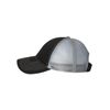 Mega Cap Contrast Stitch Trucker Cap One Size Black/ Grey