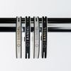 [BANDEL] Bandel String Metallic Bracelet, Silicone Platinum Rubber Stone