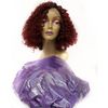 Holographic Extra Jumbo Nightcap Twinkle Deluxe Luxury Wide Band Sleep Cap Bonnet Hat for Hair Purple