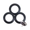 DaiUni Rubber Replacement Seal for Strainer Baskets, Compatible with Diameter 78-83mm, 3 Pack, Black
