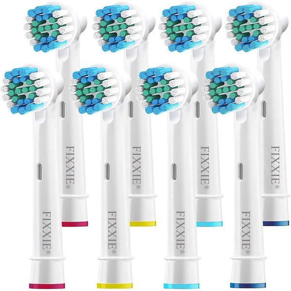 Replacement Toothbrush Heads for Oral B Braun, 8 Heads Professional Electric Toothbrush Heads, Brush Heads Refill Compatible with Oral-B Toothbrush (8 Heads)