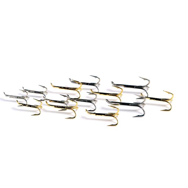Esmond Drury Salmon Treble hooks (GOLD, SIZE 10)