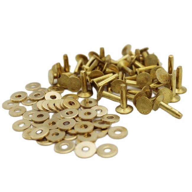 High Quality Copper Rivets & Burrs Rivets 9mm/12mm Leather DIY