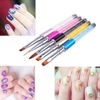 Nail Brush Set, Brushes, Gel Nails, Self Nails, Set of 5, Includes Cap, Easy to Use, Soft, UV Protection, Nail Tools, Nail Supplies, Gel Nail Brush