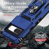 for Pixel 7 Case with Screen Protector: [Military Grade 20ft. Drop Tested] Ring Shockproof Protective Phone Case for - Google Pixel 7 (Blue)