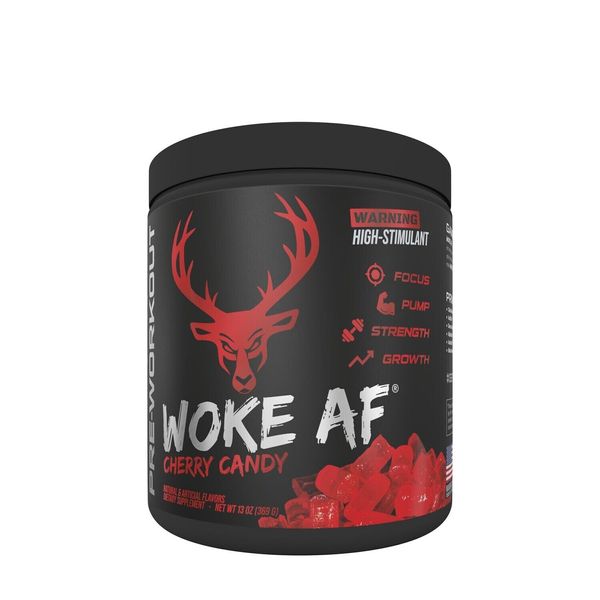 Bucked Up WOKE AF Nootropic Pre-Workout CHERRY CANDY-30 servings