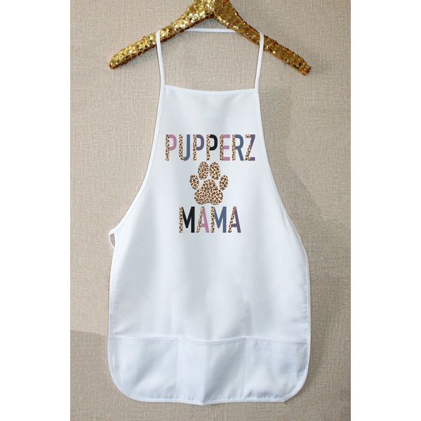 Leopard Pupperz Mama Kitchen Apron