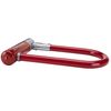 Kryptonite Krypto Series 2 Mini-7 U-Lock 3.25 x 7" Keyed Maroon w/ bracket