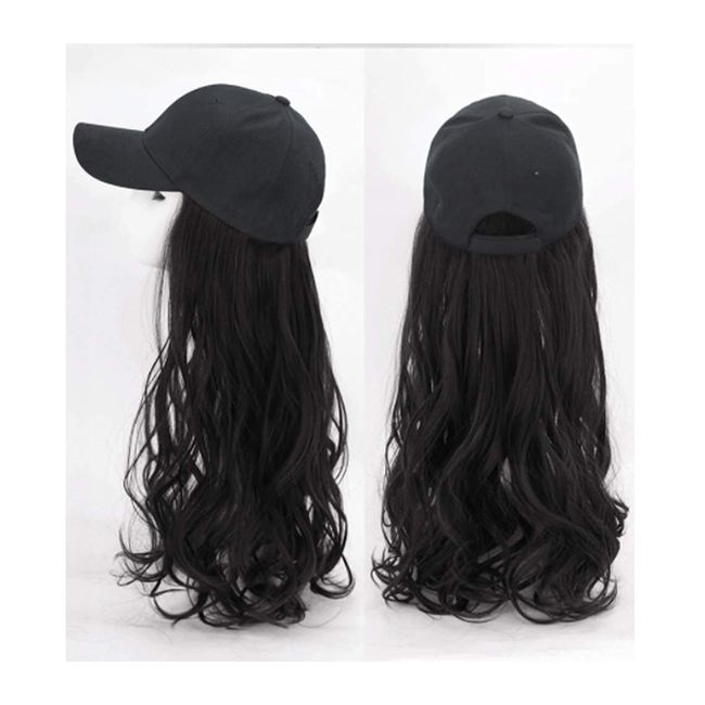 wig with hat, wig with cap for women medical long curly hats full wig synthetic wig with hats wig with cap for women medical long curly hats full wig wig synthetic hat wig baseball cap wig hat with hair long wave wig hat with synthetic curly extension for