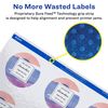 Avery Printable Round Labels with Sure Feed, 2" Diameter, Glossy White, 60 Customizable Labels (22817)