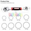 52 in 1 Universal Wrench Adjustable Tools Multi-Function Socket Tiger Spanners