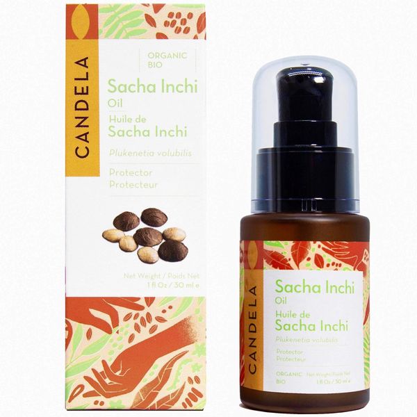 Organic Sacha Inchi Face Oil. Pure. Cold-pressed, Raw. Ideal for oily/acne-prone skin. (30ml / 1fl oz)