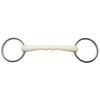 Korsteel Flexi Loose Ring Mullen Mouth Snaffle Bit, IVory, 4.5"