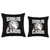 Scribbling Is My Cardio Sketch Pencil Drawing Throw Pillow
