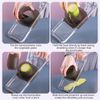 Multi-function 6 in 1 Mandoline Vegetable Fruit Manual Slicer/Shredder Chopper Shining Transparent Exquisite Thickened Plastic Board Kitchen Prep Tool