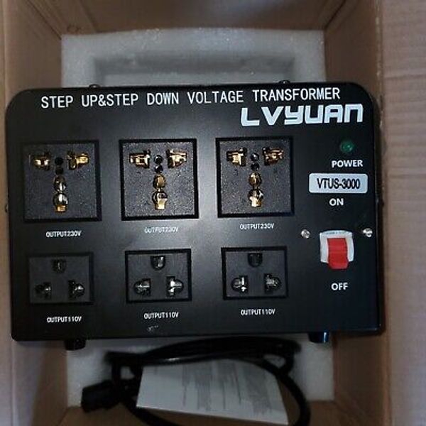 3000W Transformer Step Up Down Voltage Converter 220V-110V /110V-220V