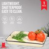 Red Co. 11 x 9 Enamelware Metal Classic 2 Quart Rectangular Serving Tray, Distressed Cream/Black Rim