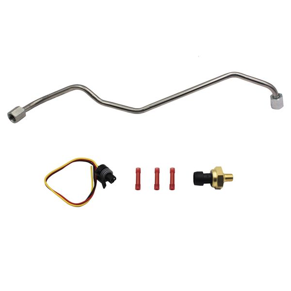 Exhaust Back Pressure EBP Tube Sensor & Wire Replacement for 1999-2003 Ford 7.3L Powerstroke Diesel- Exhaust Back Pressure Sensor Tube