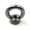 M12 Ring Shape Lifting Eye 304 Stainless Steel Thread Nut Clasp 2 Pack