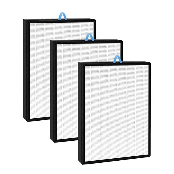 Nispira True HEPA Replacement Filter For LEVOIT EverestAir Air Purifier, 3 Pack