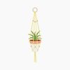 CafePress Macrame Plant Magnets 2.25" Round Magnet (10 pack)