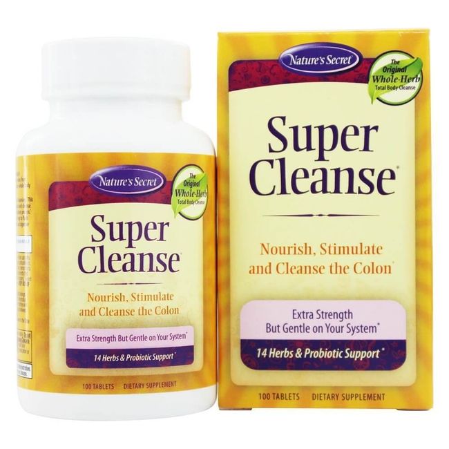 Nature's Secret Super Cleanse, 100 Tablets