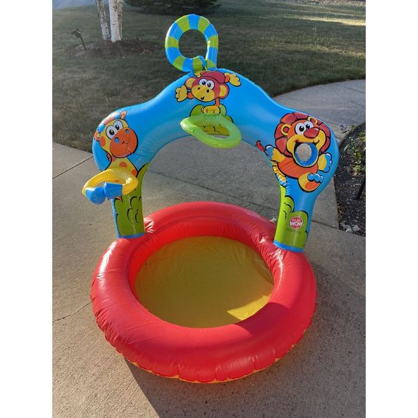 Toddler Inflatable Ball Pit With Animals And Balls