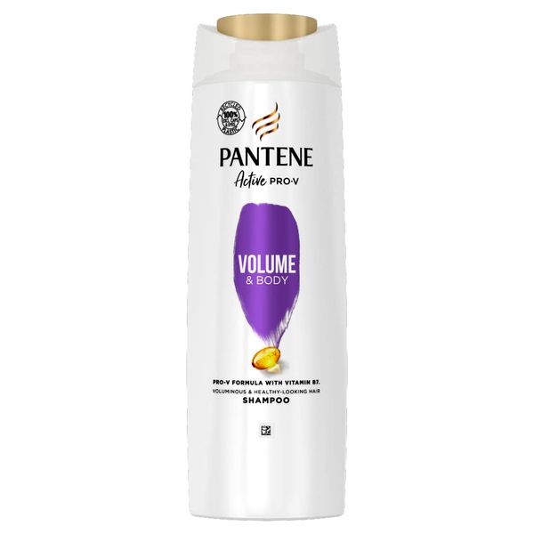 Pantene Pro-V Volume & Body Silicone Free Shampoo Pro-V Formula with Vitamin B7 400ML