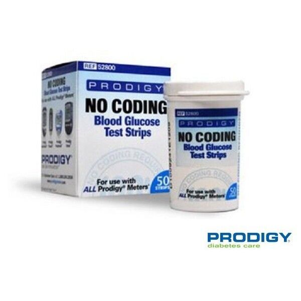 PRODIGY BLOOD GLUCOSE TEST STRIPS 50