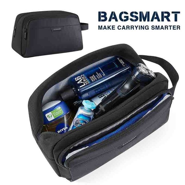  Toiletry Bag for Men,BAGSMART Travel Bag,Dopp Kit with