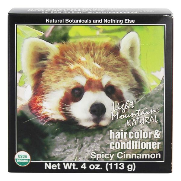LIGHT MOUNTAIN HAIR COLOR Hair Color Spicy Cinnamon, 4 Ounce