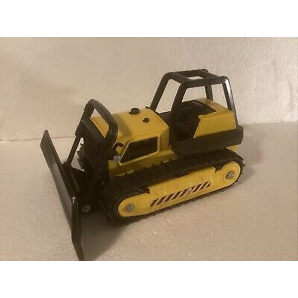 Vintage Pressed Steel Tonka Bull Dozer (Approx 13 Inches Long) With Metal Shovel