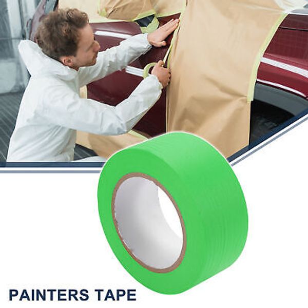 Masking Tape, 2 Inches x 54.7 Yards Paint Painters Tape Green, 1 Pc