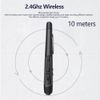 Plima Patent, Intuitive Pen-tip Press-Down Function Equivalent to The Left Mouse Button,Pocket Ergonomic 2.4G Wireless Pen Mouse 2.0 Vertical Mice, Supports Windows, Android, Linux, Mac OS(Drak Grey)